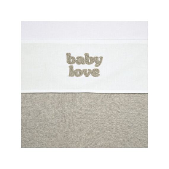 Meyco Baby Baby Love Wieglaken Sand Melange 75X100Cm