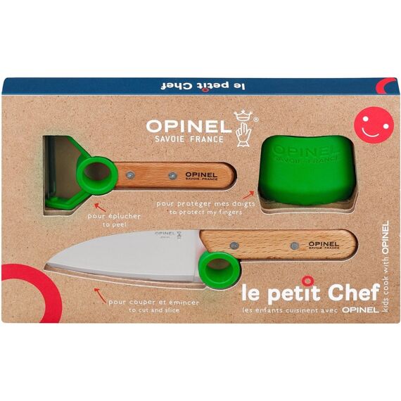 Kinderkeukenset Opinel Le Petit Chef 3-Delig Groen