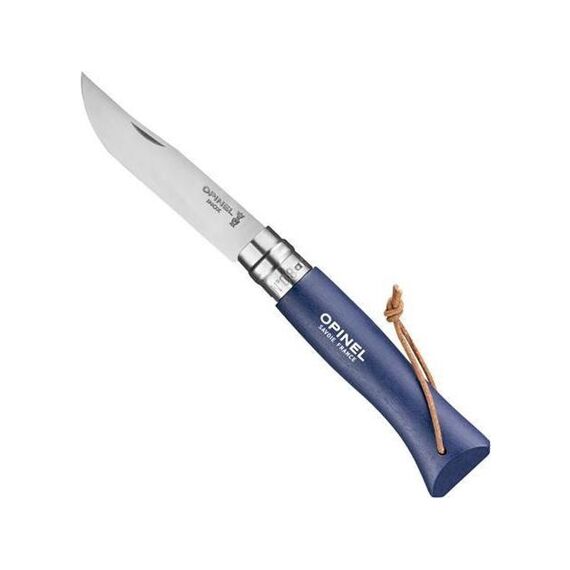 Zakmes N°08 Dark Blue Opinel Colorama Rvs/Blauw Koord