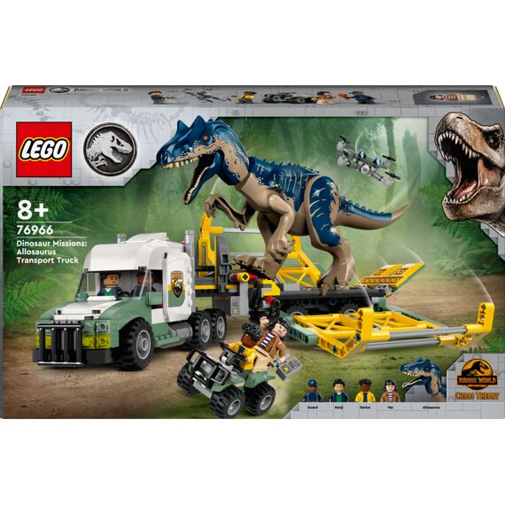 LEGO Jurassic World 76966 Dinosaurusmissies: Allosaurus Transporttruck