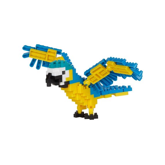 Nanoblock Papegaai Blauw Met Geel