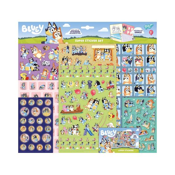 Bluey Super Sticker Set 500St