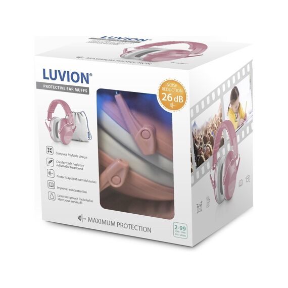 Luvion Kinder Gehoorbeschermer Dusty Pink 2-99 Jaar