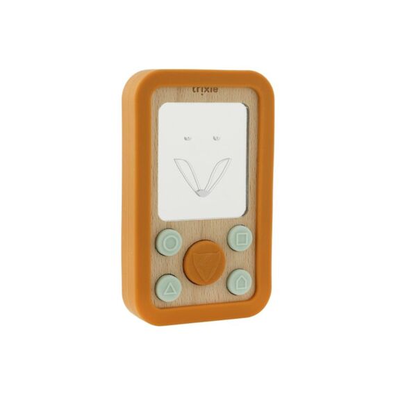 Trixie Houten Silicone Babytelefoon Mr Fox