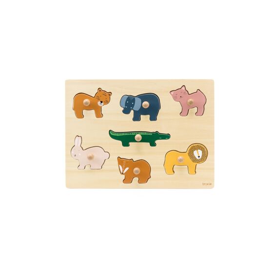 Trixie Houten Dierenpuzzel 7St