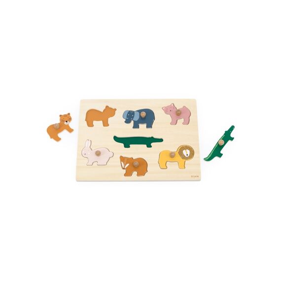 Trixie Houten Dierenpuzzel 7St