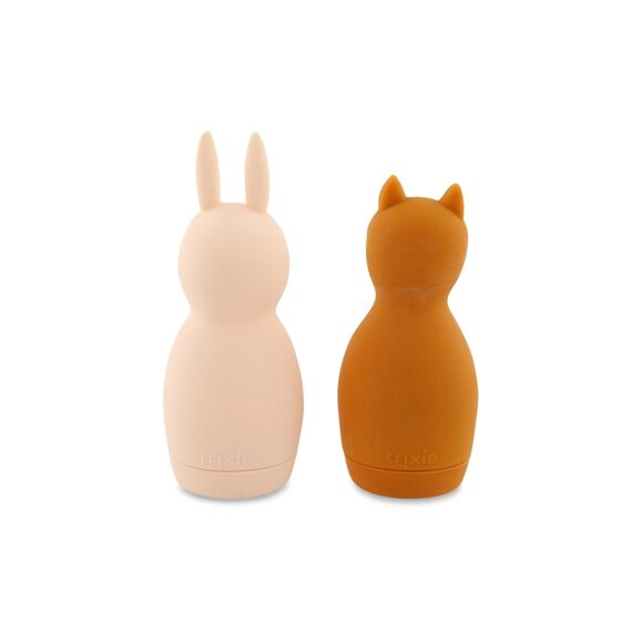 Trixie Badspeelgoed Squeezy Animals Mrs Rabbit En Mr Fox