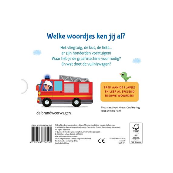 Mijn Eerste Woordjes - Voertuigen 1-3J