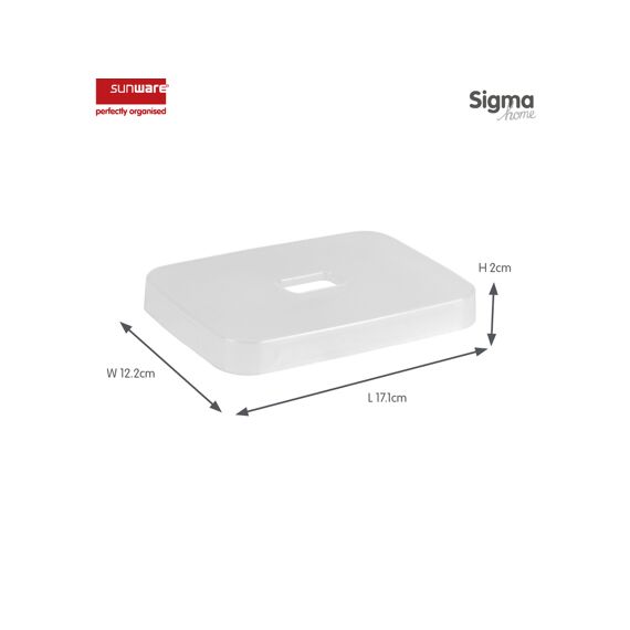 Sigma Home Deksel Transparant Voor Opbergbox 2.5L