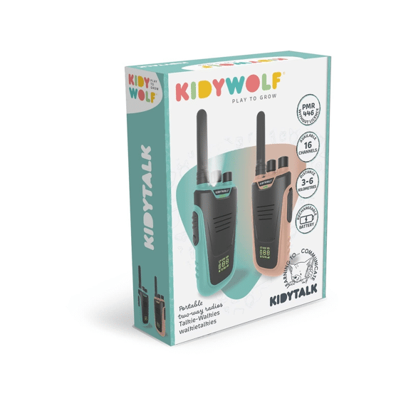 Kidywolf Kidytalk Walkie Talkie Roze/Blauw