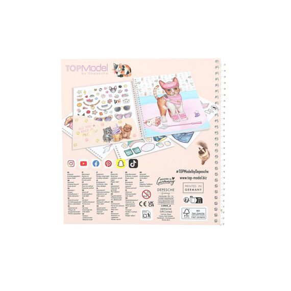 Topmodel Dress Me Up Stickerboek