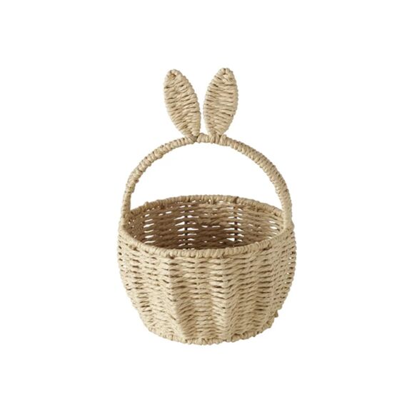 Mand Koni Decoration Round H 26.5 Cm D 18.5 Cm Natural