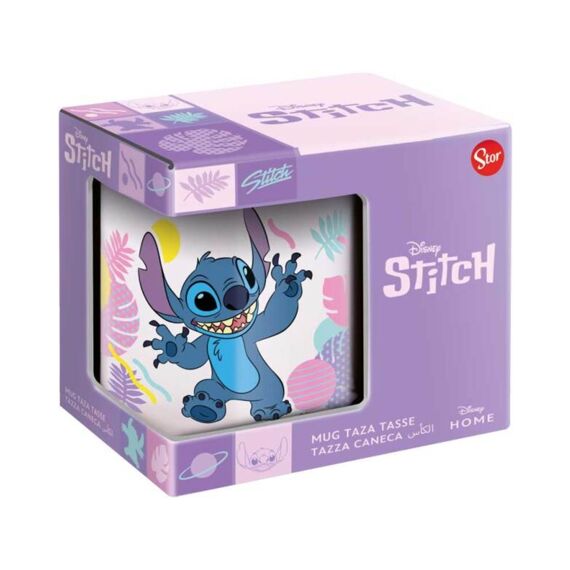 Stitch Mok In Giftbox Hawain Flower