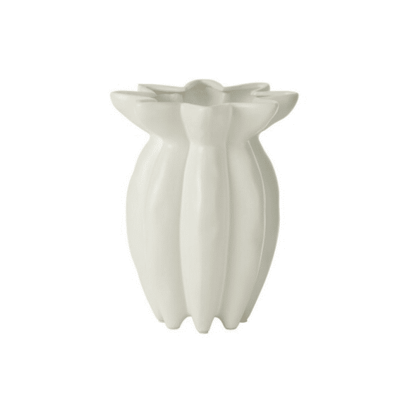 Vaas Lotus Keramiek Wit S 24,5x24,5x30cm