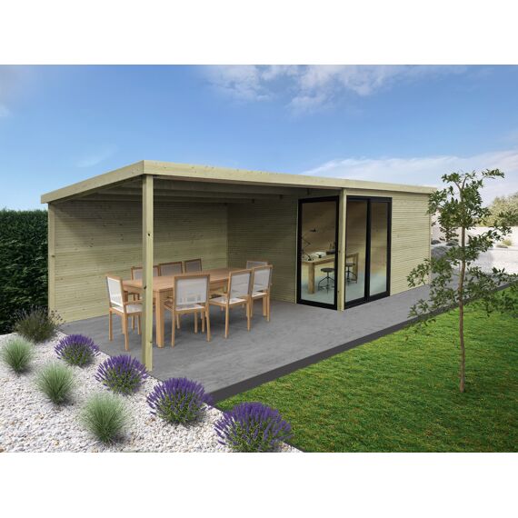 Solid Tuinhuis Visio Tavira 4036+3948x3036mm
