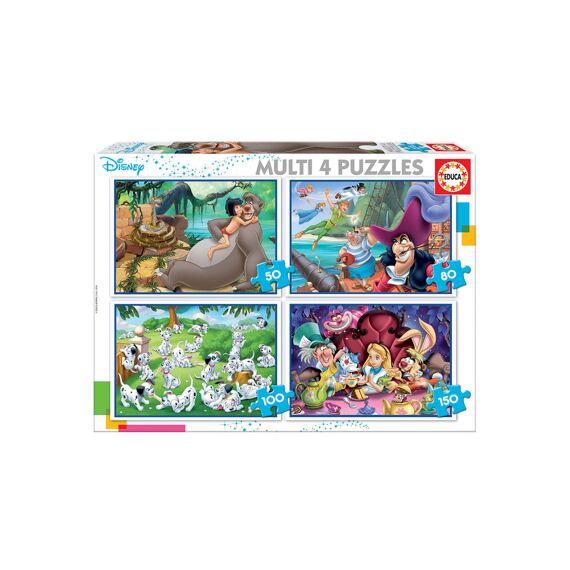 Educa Puzzel 4-In-1 Disney Classic