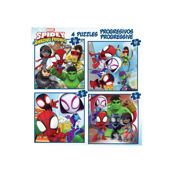 Educa Puzzel 4-In-1 Spidey & Amazing Friends