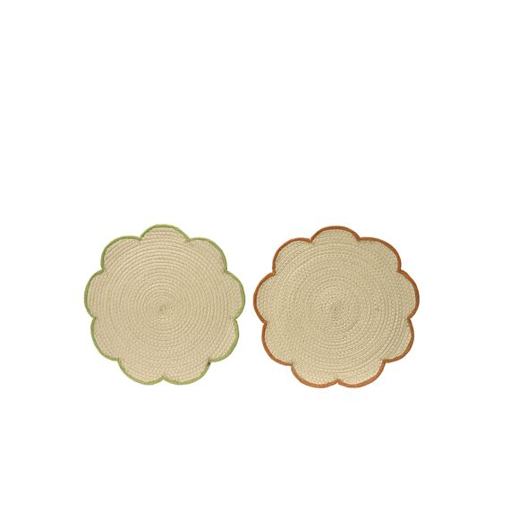 Placemat Papiertouw D36cm 2 Assortiment Prijs Per Stuk