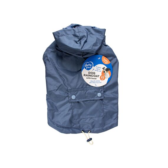 Duvo+ Hondenregenjas Parka Xs - 30Cm Blauw