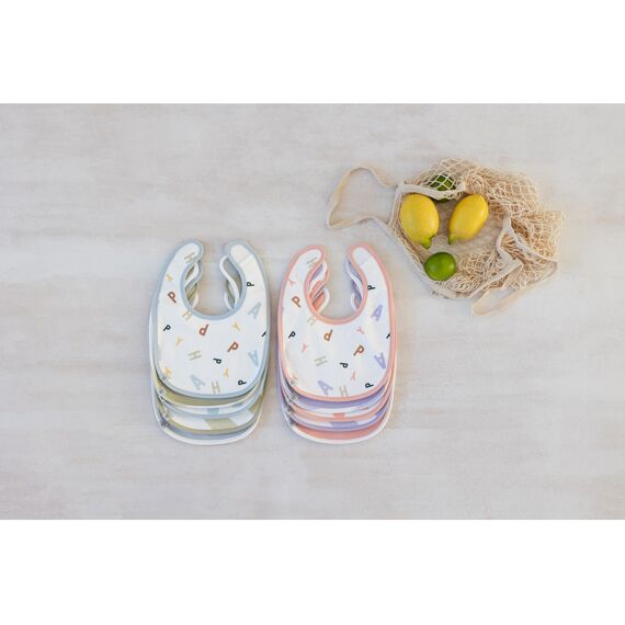 Lassig Value Pack Slab 5 Pcs Happy Fruits Light Blue/Light Khaki