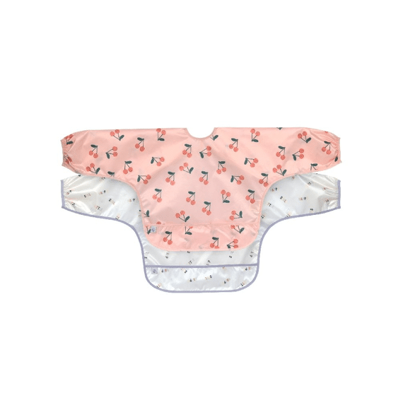 Lassig Mouwslab 2 Pcs Happy Fruits Cherry