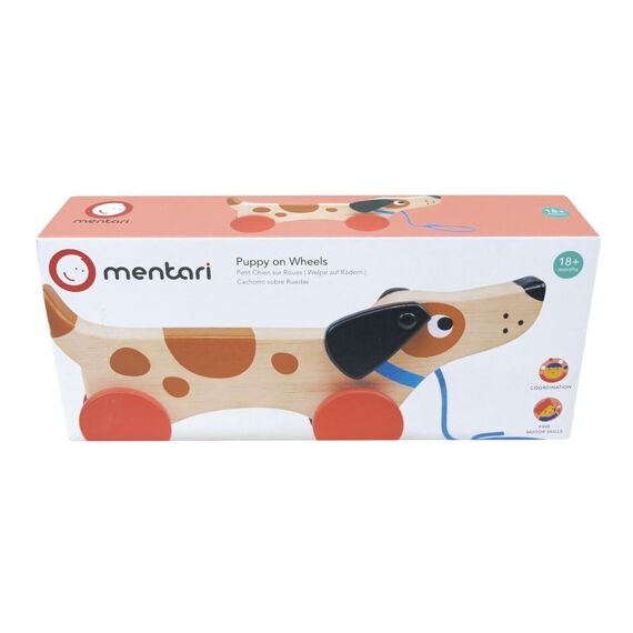 Mentari Houten Bambino - Trekfiguur Puppy 26X6X11Cm 18M+