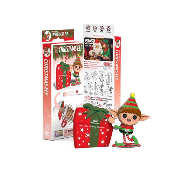 Eugy 3D Puzzel Kerst Kerst Elf 12X3,5X8,7Cm +6Jaar