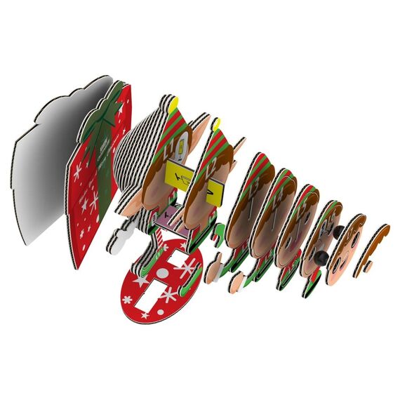 Eugy 3D Puzzel Kerst Kerst Elf 12X3,5X8,7Cm +6Jaar