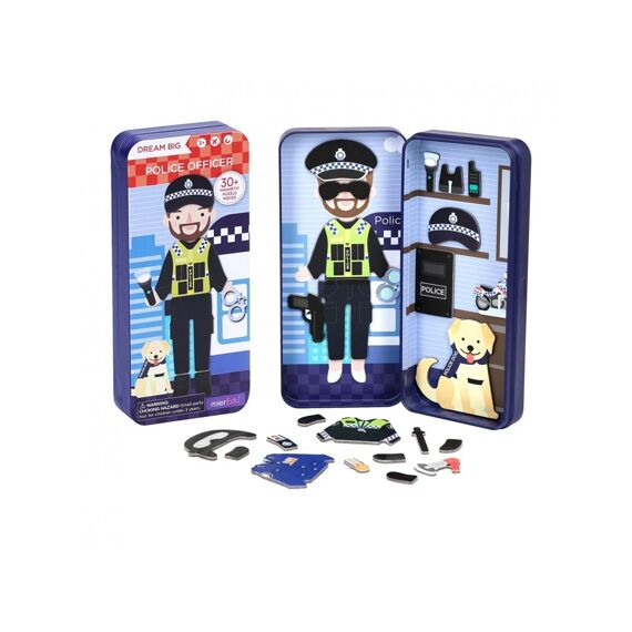 MierEdu Magnetische Puzzeldoos Reis - Politie Officier 9X3,3X20,3Cm Bevat 2 Scenes