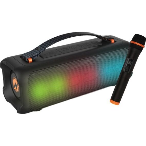 N-Gear Blazooka 703Wh Bluetooth Speaker Met Draadloze Microfoon 100W Zwart