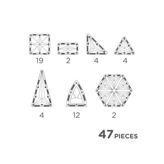 Cleverclixx Curved Dome Intense 47 Stuks