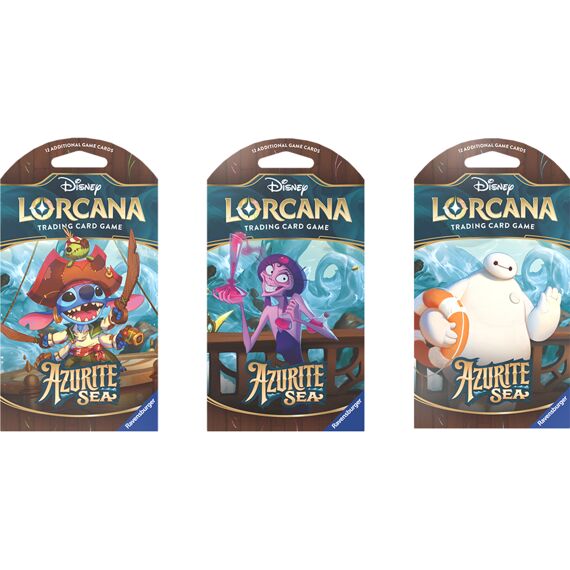 Disney Lorcana Azurite Sea Jim Hawkins & Tiger Booster (Assortiment, Prijs per stuk)