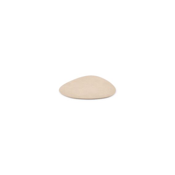 BONBISTRO GLASONDERZETTER 11X10CM LEDERLOOK BEIGE LAYER SET/4