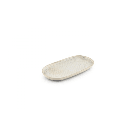 S&P SERVEERSCHAAL 23X12CM BEIGE CAMEO