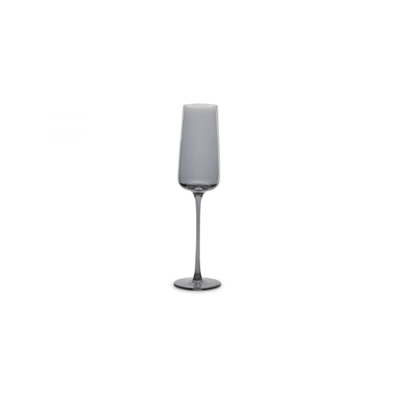 S&P COL: CHAMPAGNEGLAS 24CL SMOKED RAY SET/4