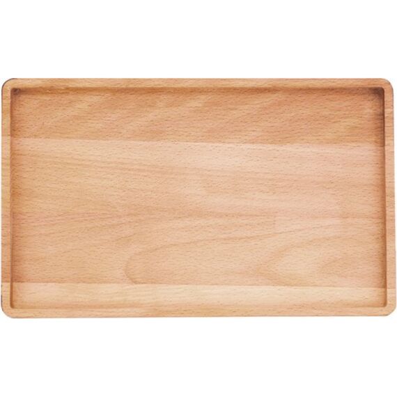 Puur Hout Beuken Serveertray Rechthoeking L 28X17Cm