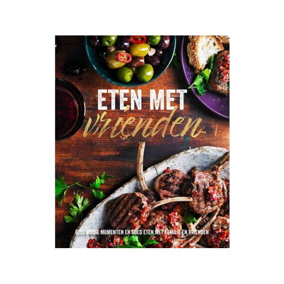 Set Puur Hout Steakplank + Eten Met Vrienden