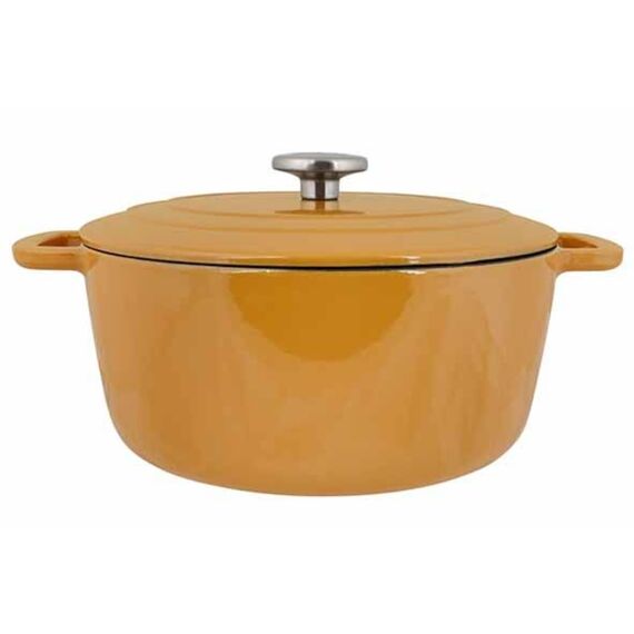 Cosy & Trendy Fontestic Kookpot Amber Gold D28Xh13Cm Gietijzer Met Deksel