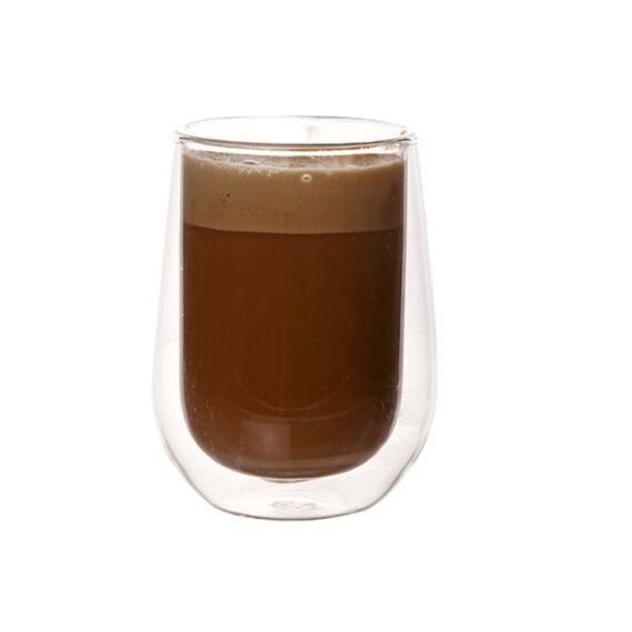 Cosy & Trendy Isolate Koffieglas 19Cl Set2 D6,3Xh10Cm Dubbelwandig Glas