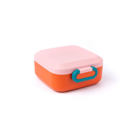 Amuse Rikko Lunchbox Poppy Flamingo 16,7X16,7X H8,1Cm - Divider- 2X Snackbox