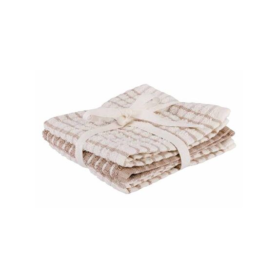 Cosy & Trendy Stoff Vaatdoek Sand 30X30Cm Set3