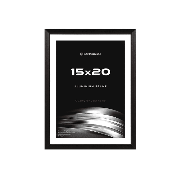 Aluminium Fotolijst Toledo Zwart 15X20 Cm
