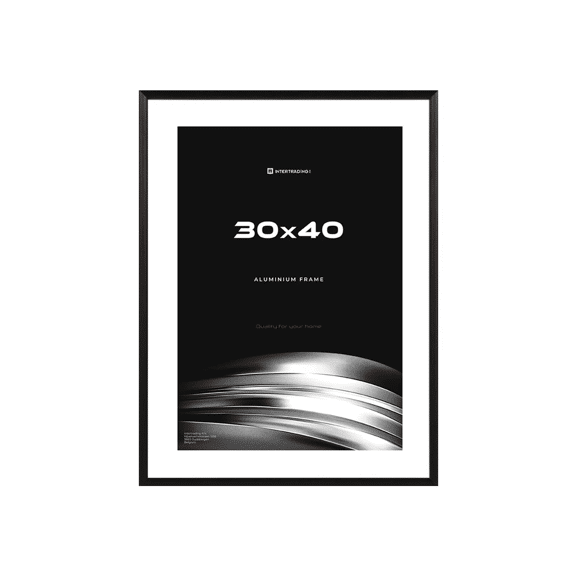 Aluminium Fotolijst Toledo Zwart 30X40 Cm