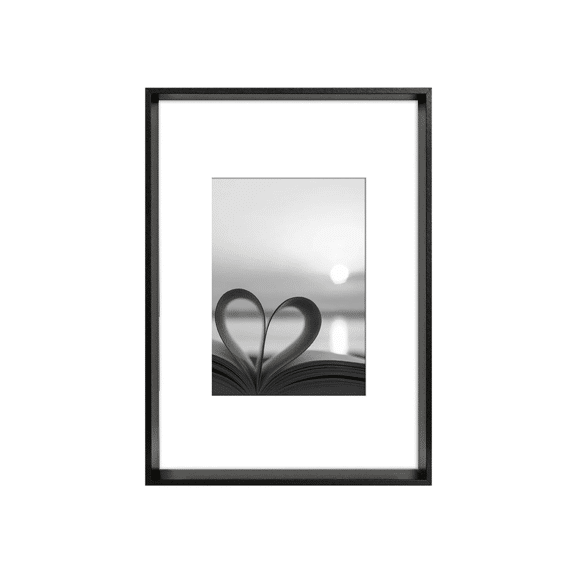 Fotolijst Blanc Zwart (Fsc Mix) 21X29,7 Cm