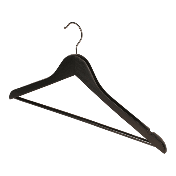 Kleerhangers Zwart 6 Set (Fsc100%)