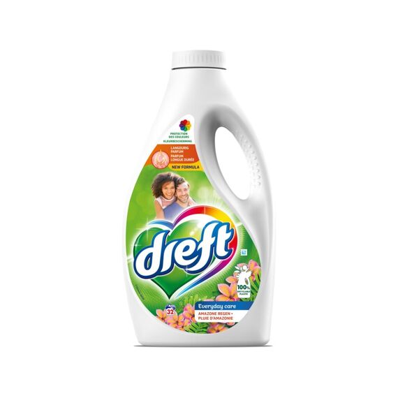 Dreft Wasmiddel Vloeibaar Amazone Regen 32 Scoops/1.6L