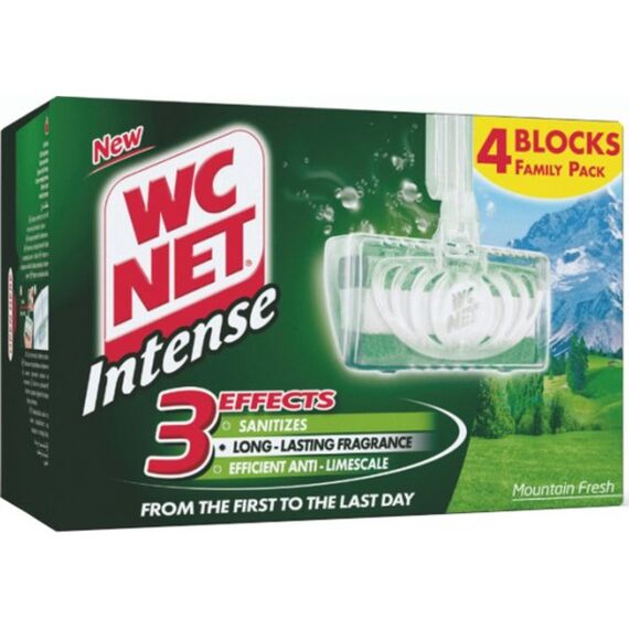 Wc Net Wc-Reiniger Blok Intense Mountain Fresh 4X34Gr