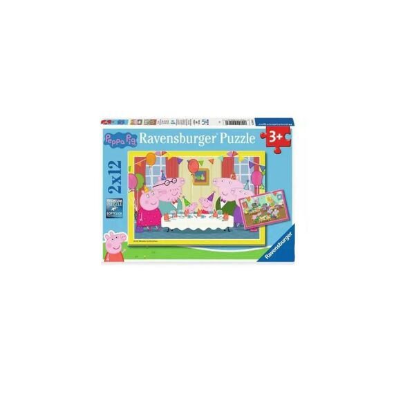 Ravensburger Puzzel 2X12 Stuks Peppa Pig