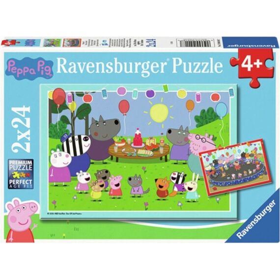 Ravensburger Puzzel 2X24 Stuks Peppa Pig