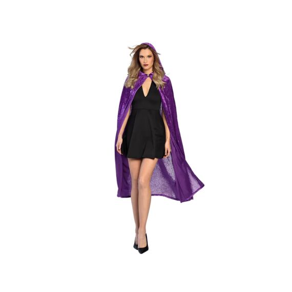 Halloween Cape Dawn Paars 170Cm